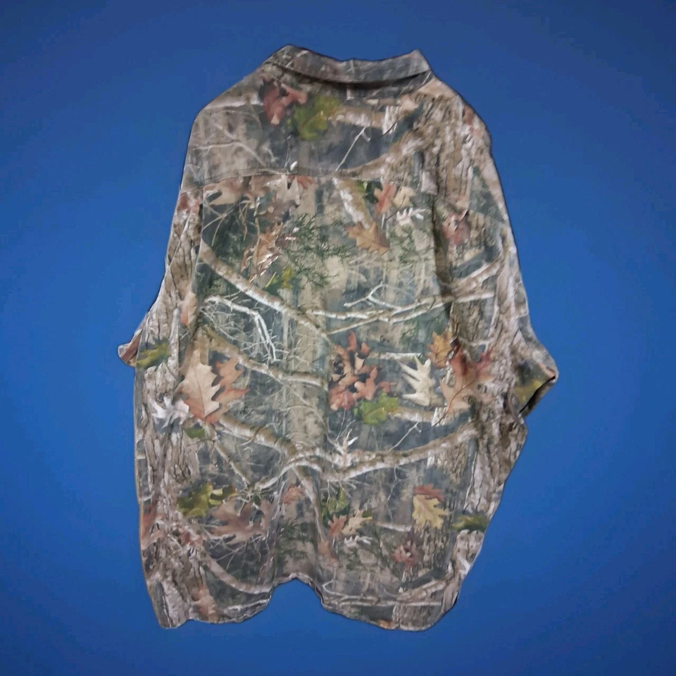 Redhead Silent-Hide Men's 4XL Long Sleeve Button Down Camouflage Shirt - Image 3 of 4