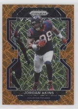 2021 Panini Prizm Lazer Prizm Jordan Akins #35 2l4