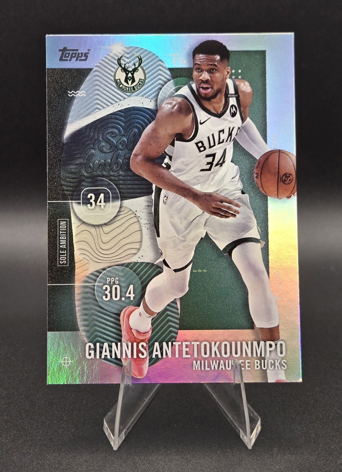 2025-26 Topps Giannis Antetokounmpo Sole Ambition Insert #SA-5 SSP Rare