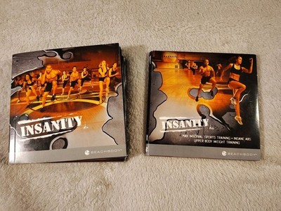 Insanity Beachbody 10 Disc DVD Set Cardio Workout Exercise & BONUS DISC BUNDLE