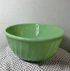 Fire King Green Jadeite Swirl 9" Mixing Bowl Excellent Condition But Well Loved