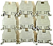 Allen Bradley 1492-W4 Terminal Block 600V, Grey, 30Amp, Lot of 9, new T 