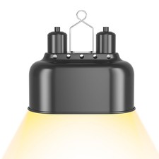 Aluminum Double Dome Reptile Lamp, Dual Light Fixture for Reptile Heat Lamp ...