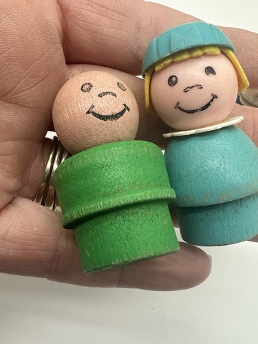 Vintage Konvolut 70er Jahre Fisher Price Little People und Zubehör über 40 Teile - Bild 22 von 23