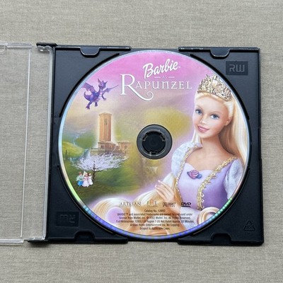 Barbie as Rapunzel (DVD 2002) Animated Movie (2) Grimm Fairy Tale Hugo Dragon +
