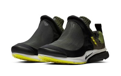 Nike Air Presto Tent x Comme Des Garcons CDG Black Lemon BV0071-001 Men's NEW