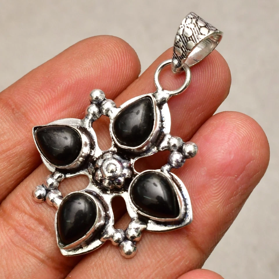 Ciondolo gioiello fatto a mano in argento sterling 925 con pietra preziosa... - Immagine 2 di 4