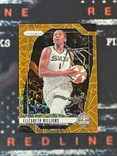 2024 Panini WNBA Prizm Elizabeth Williams Orange Laser Prizm #24 Chicago Sky