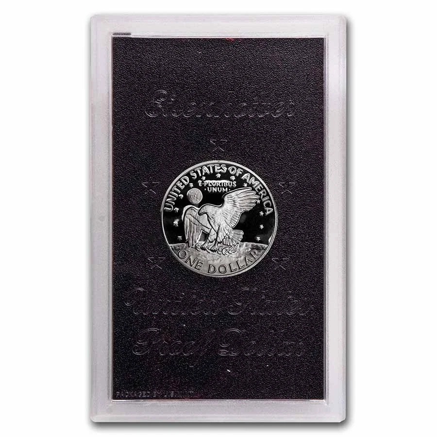 1971-1974 40% Silver Eisenhower Dollar Proof (Gold Seal Case) - Image 4 of 4