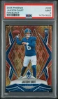 2025 Panini Phoenix - Jaxson Dart #200 FireBurst Prizm /350 RC PSA 9 Giants
