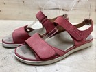 GANTER DAMENSCHUHE SANDALEN SANDALETTEN KLETTVERSCHLUSS GR:40 UK:6.5 ROT 123