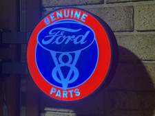Ford Genuine Parts 9-inch Light Box Led Sign 3d Printed Wall Decor Man Cave Ford Genuine Parts 9-inch Light Box Led Sign 3d Printed Wall Decor Man Cave