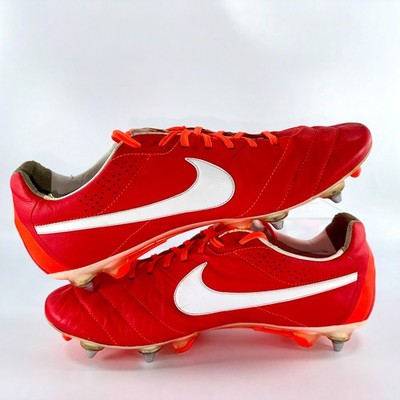 Nike Tiempo Legend IV SG 509041-619 Elite US11 UK10 Red Men's