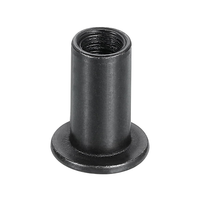 M6 X 15 Mm Innensechskantschraube, PfostenhüLse, Schwarzes Oxid, 10 StüCk