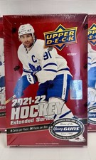 2021/22 UPPER DECK EXTENDED SERIES HOCKEY HOBBY BOX SEALED (1)