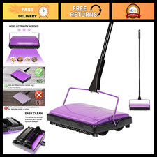 Manual Carpet Sweeper Cleaner - Lightweight H...
