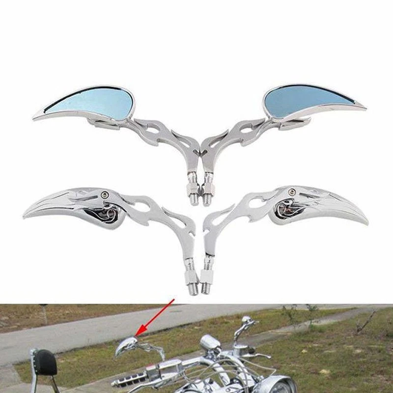 Espejos retrovisores laterales moto Yamaha Virago 250 535 535S 550 700 750 920 Foto 2 de 4