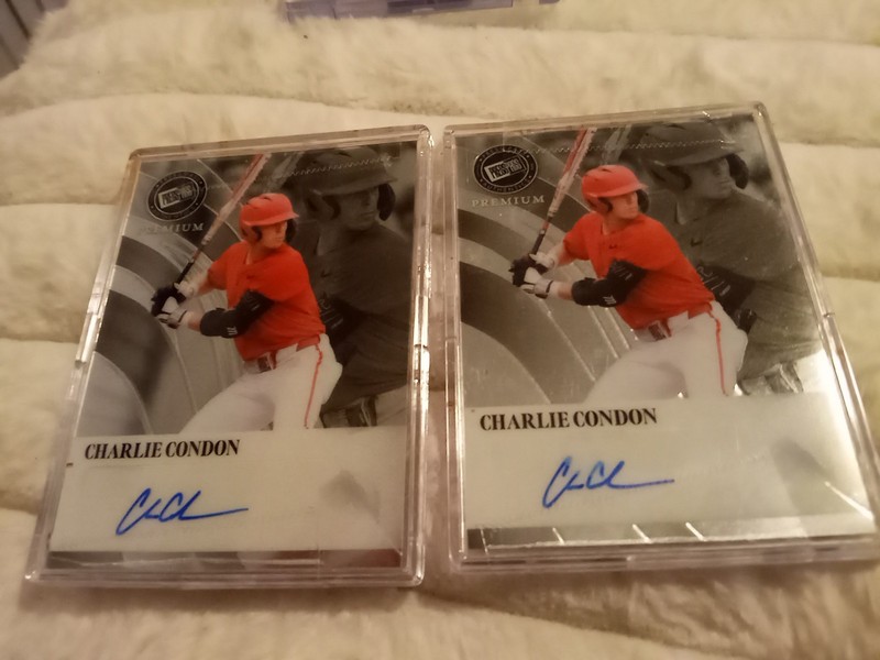 2024 Leaf Premium Pass Silver Charlie Condon ⚾ Rookie Auto Cards /49  Lot Of 2