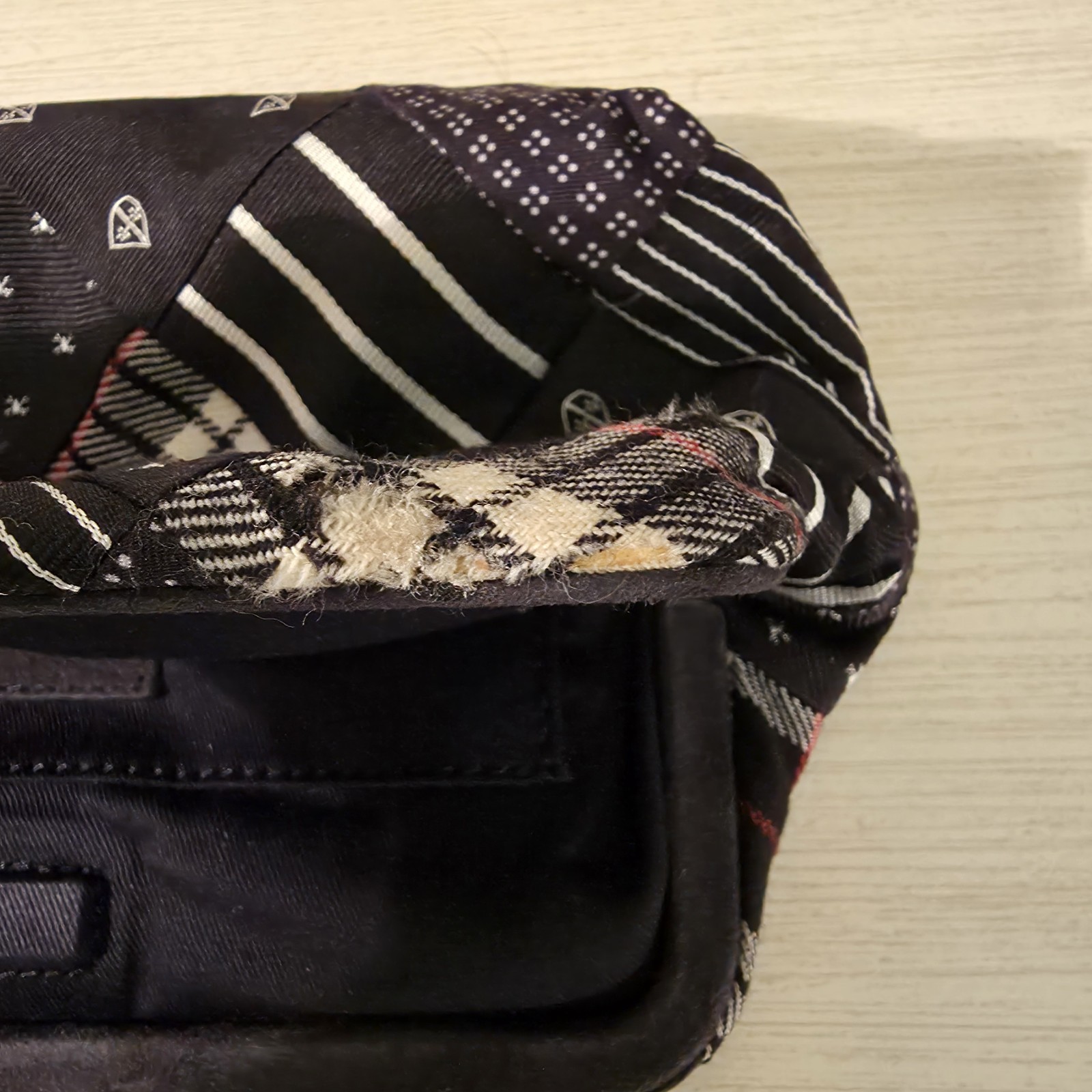 JCREW PATCHWORK BLACK MULTICOLOR CLUTCH - image 9