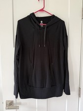 Kindred Bravely Black Nursing Accessible Hoodie Women's Medium Bamboo Blend