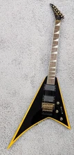 Jackson X Series Rhoads RRX24, Laurel Fingerboard, Gloss Black w/Yellow Bevels