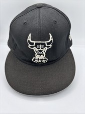 New Era 59FIFTY Chicago Bulls Hardwood Classics Black Fitted Hat - Size 7 3/4