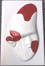 Enzo Cucchi -"La grande scimmia" (multiplo numerato) testo Alberto Abruzzese