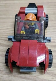 2013 LEGO CITY 60017 FLATBED TRUCK RED CAR ONLY(PARTS)