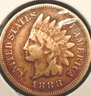 1888 INDIAN HEAD CENT ~  BU MS ~ SEE DESCRIPTION