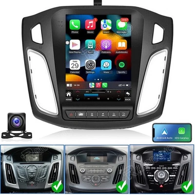 RRRRADIO Radio Coche 9.7" 64G Android 15 Para Ford Focus MK3 2012-2018 GPS Navi WiFi Carplay