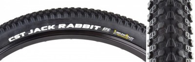Cst Premium Jack Rabbit MTB Tire 29x2.25 Black/Bk Tubeless Folding