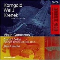 Korngold U.A. : Violinkonzerte Von Chantal Juillet, John M... | CD | Zustand Neu