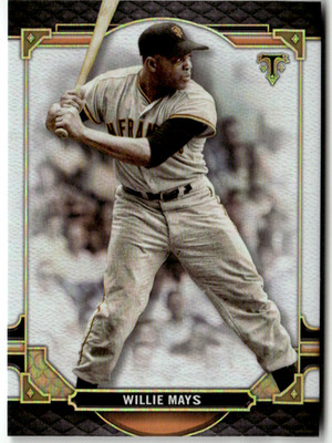 2022 Topps Triple Thread MLB No. 50 Willie Mays