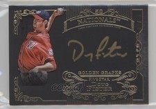 2015 Topps Five Star Golden Graphs Blue /20 Doug Fister #GG-DF Auto 5l1