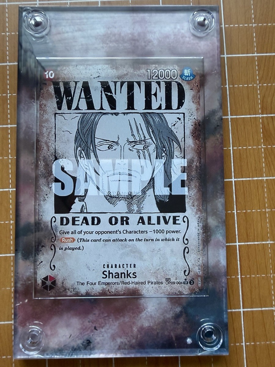 Shanks (Wanted Poster) OP09-004 Emperors in the New World