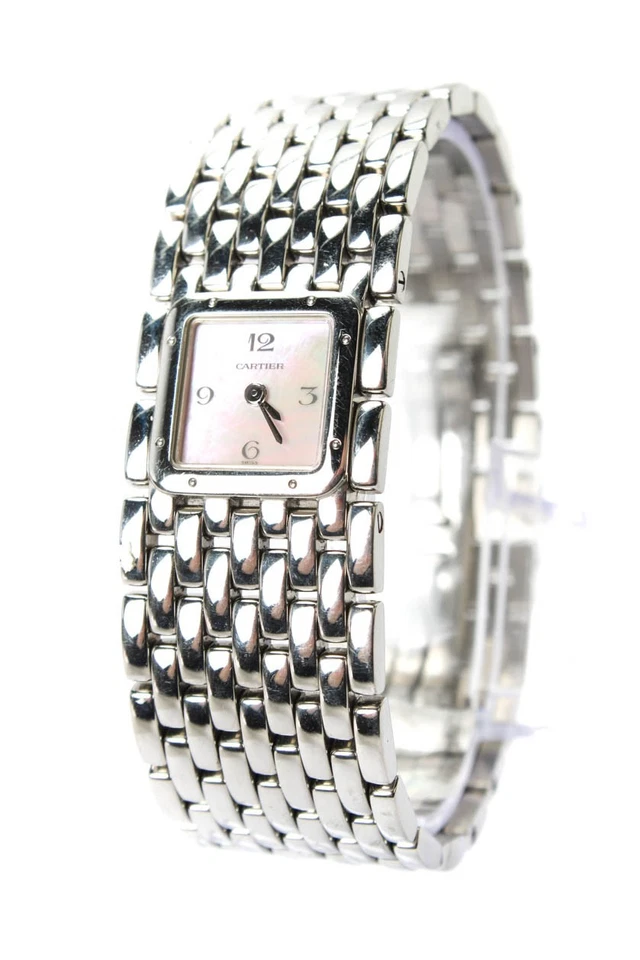 Cartier Womens Vintage Stainless Steel Panthere Ruban Quartz Watch 17mm - Image 2 of 4