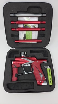 Planet Eclise LV 1.1 Paintball Marker Red Silver