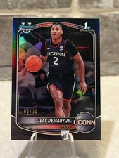 2025 Bowman Chrome Silas Demary Jr. True Black Refractor /10 UConn Huskies