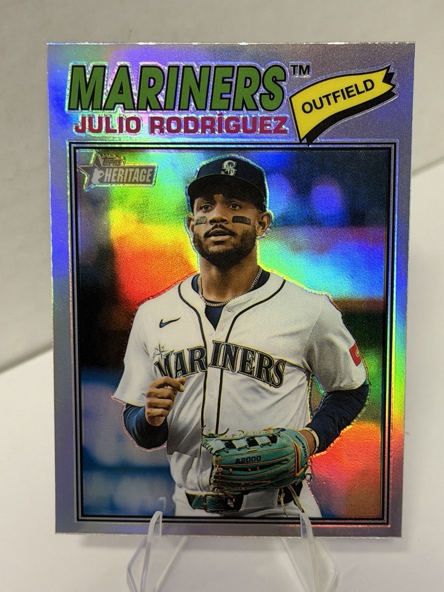 Julio Rodriguez #240 Topps Heritage 2026 - Chrome Refractor | eBay