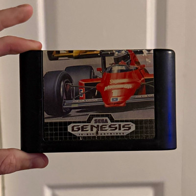 Super Monaco GP SEGA Sega Genesis Racing Car Racing Video Game Cartridge