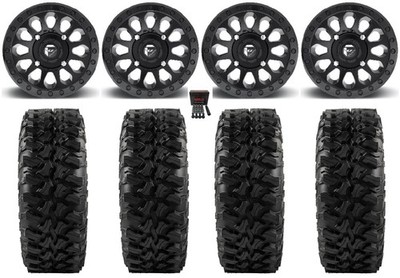 Fuel Vector 14'' Wheels MB 30'' Trail Ripr Tires Can-Am Defender