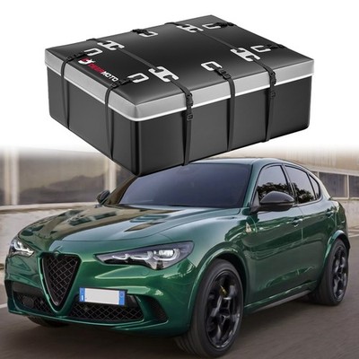 For Alfa Romeo Stelvio 21 Cubic Feet Car Roof Top Cargo Carrier Bag Storage
