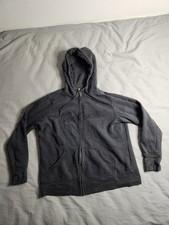 Carhartt Clarksburg Hoodie Womens Size XL Charcoal Gray Full Zip 100704 013 EUC