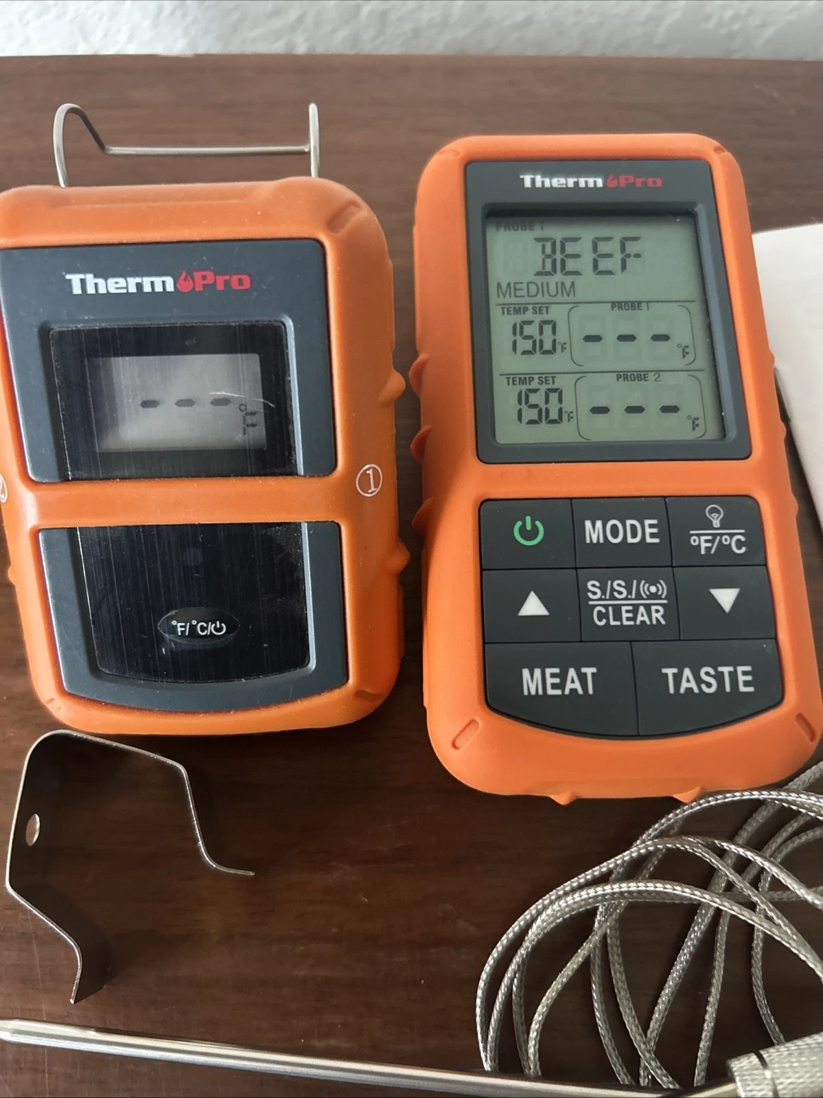 ThermoPro TP-20 Wireless Meat Thermometer Dual Probe BBQ Grill No Box
Opens in a new window or tab