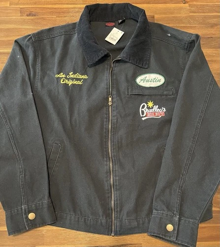 STRANGER THINGS Bradley’s Big Buy LICENSED JACKET Austin Milbarge Size LARGE NWT - product listing photo
