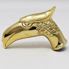 Eagle-Shaped Solid Brass Walking Stick Handle - Vintage Style Elegant Design