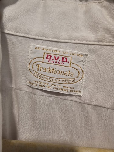 Vintage Men's Short Sleeve 70's Button Up Shirt Sz 16 Big Spread Collar Lot (3) - Picture 18 of 21