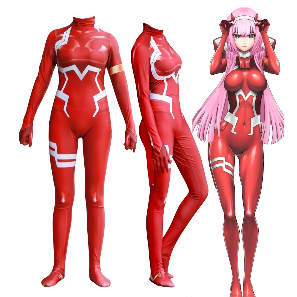 Zero Two Darling in the Franxx Cosplay anime 3D Printed