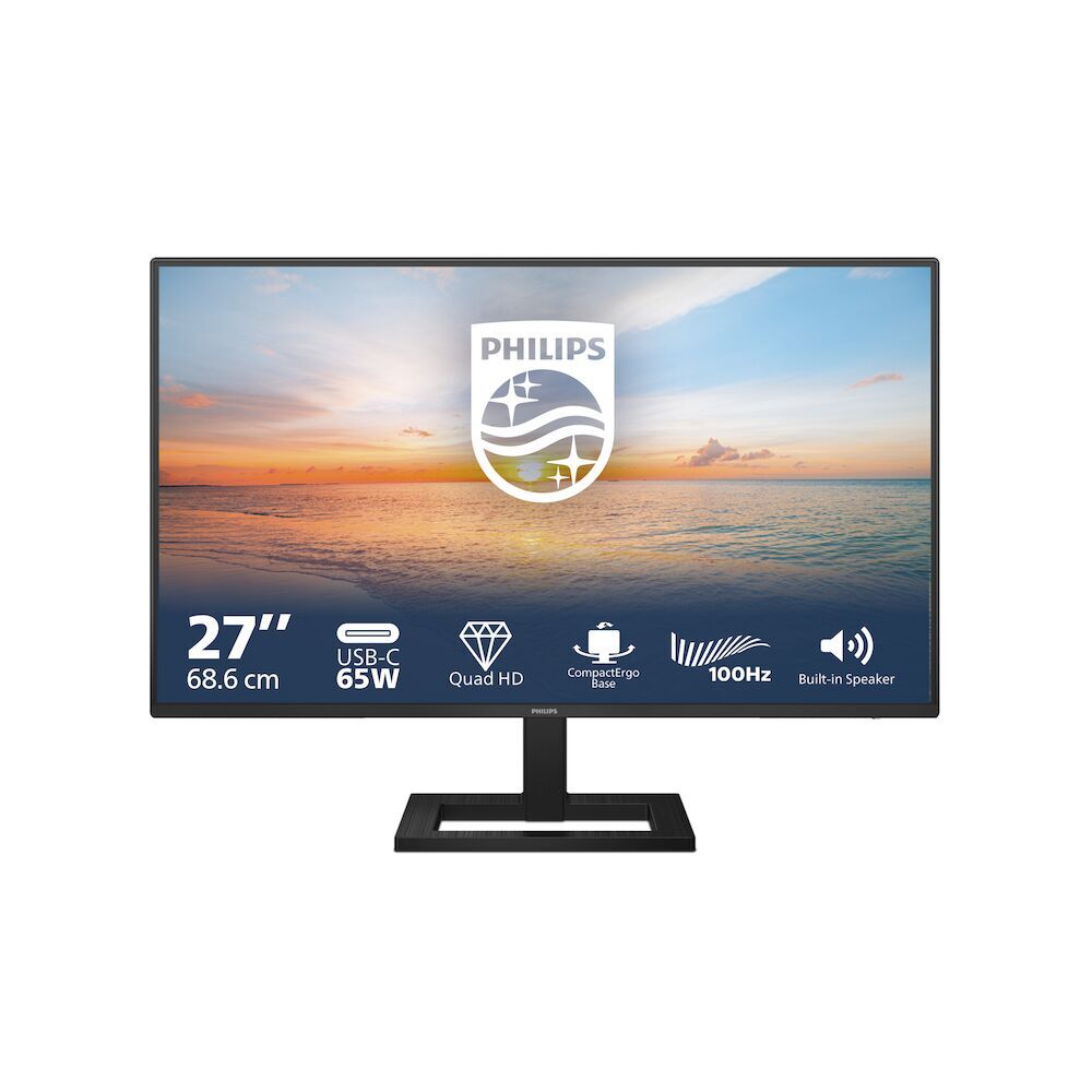 Philips 27E1N1600AE 68,6 см (27) QHD IPS монитор 16:9 HDMI/USB-C PD65W HDR с частотой 100 Гц, 68,6 см (27)