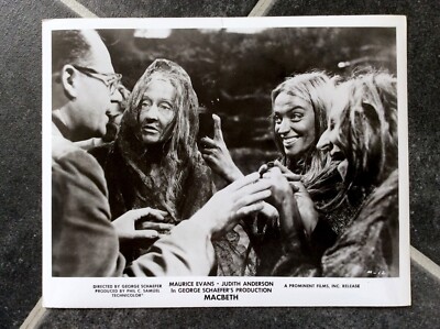 MACBETH Original CANDID WITCHES Film Foto GEORGE SCHAEFER APRIL OLRICH